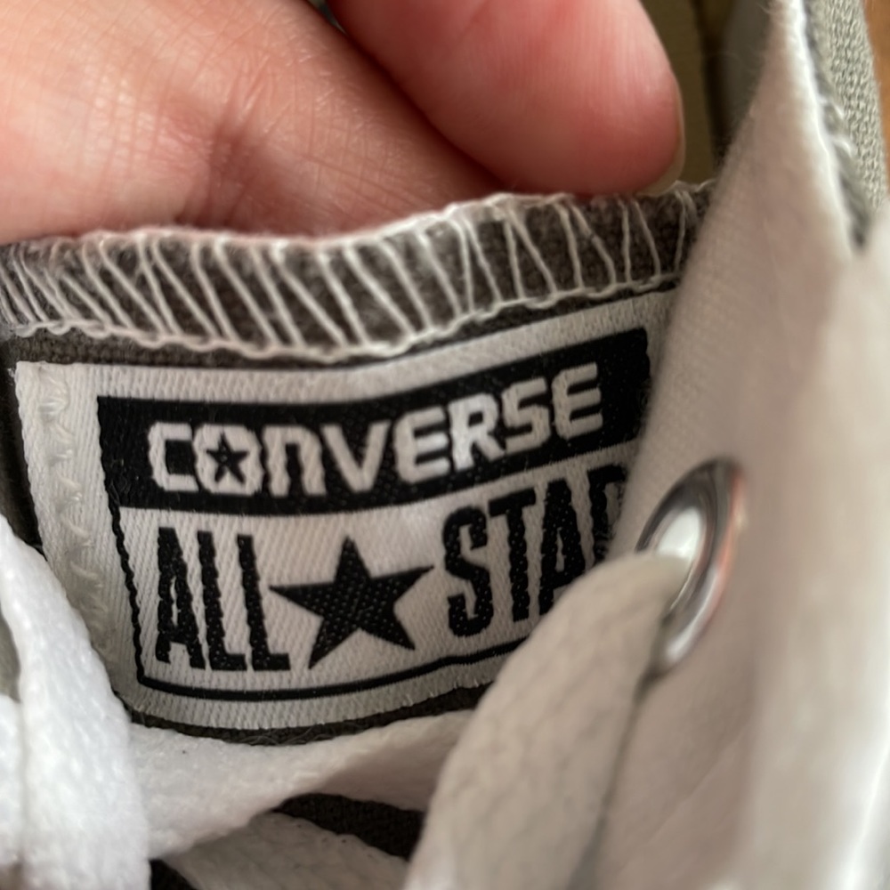 Men’s Gray Converse All Star - Picture 5 of 6